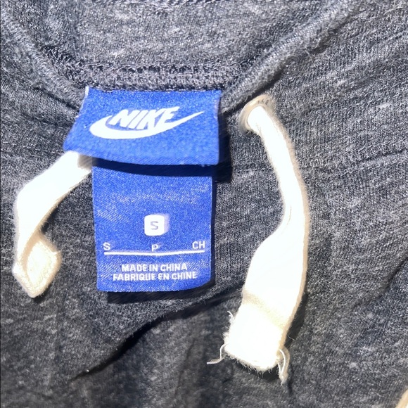 Nike Charcoal Tracksuit with White Accents Top Medium Bottom Small - Picture 6 of 7